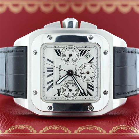 cartier santos 2823 xl|cartier santos 100 xl chronograph.